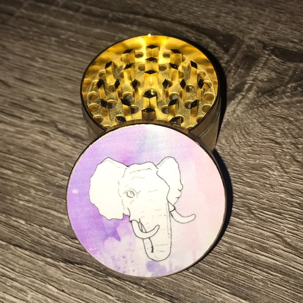 Paint Elephant Spice Grinder